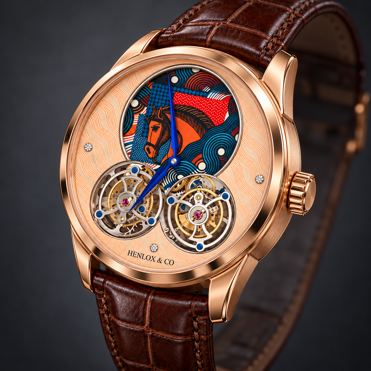 Henlox Équus Dual Tourbillon