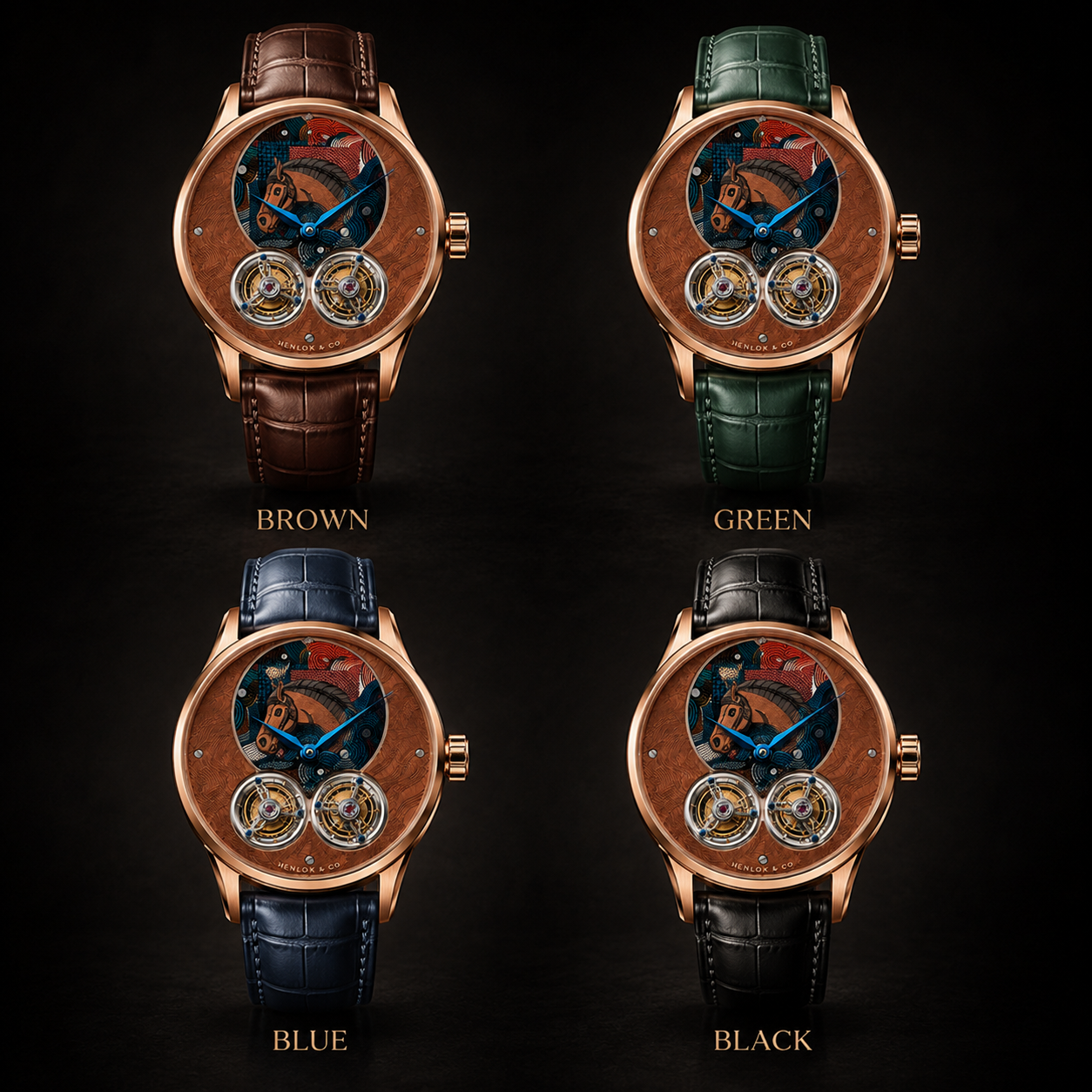Henlox Équus Dual Tourbillon